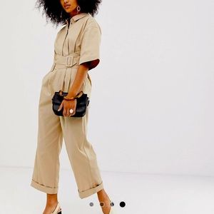 ASOS White open back Jumpsuit